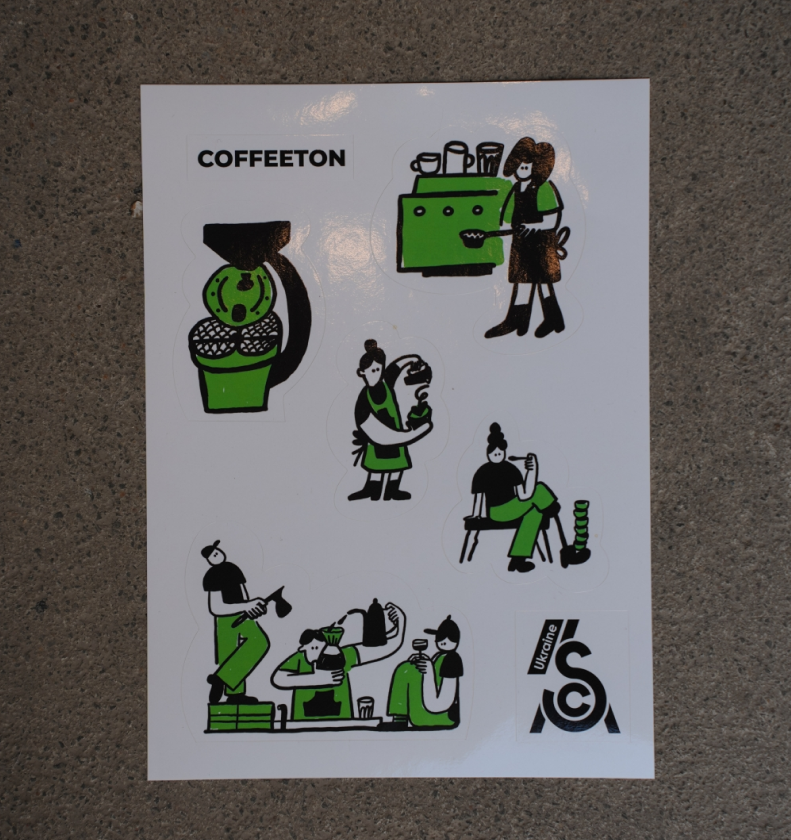Стікерпак Coffeeton X SCA